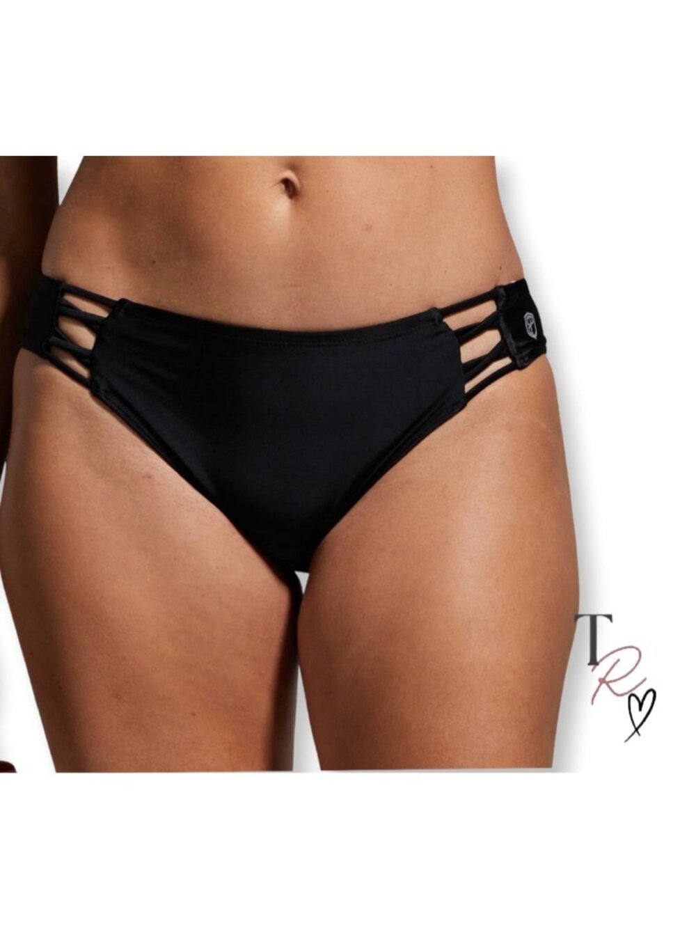 Born Primitive NWT The Primitive Swim Bikini Bottom in Black Size Medium